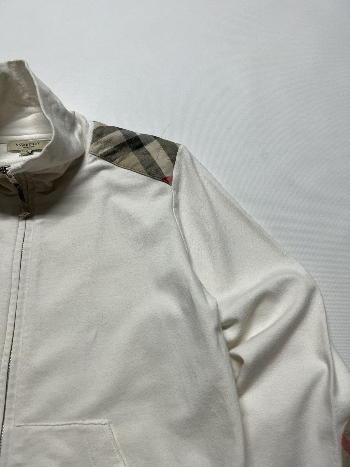 Burberry × Vintage Vintage Y2k Burberry London 🤍 Nova Check Zip Sweatshirt 00’s Size M / US 6-8 / IT 42-44 - 11 Thumbnail