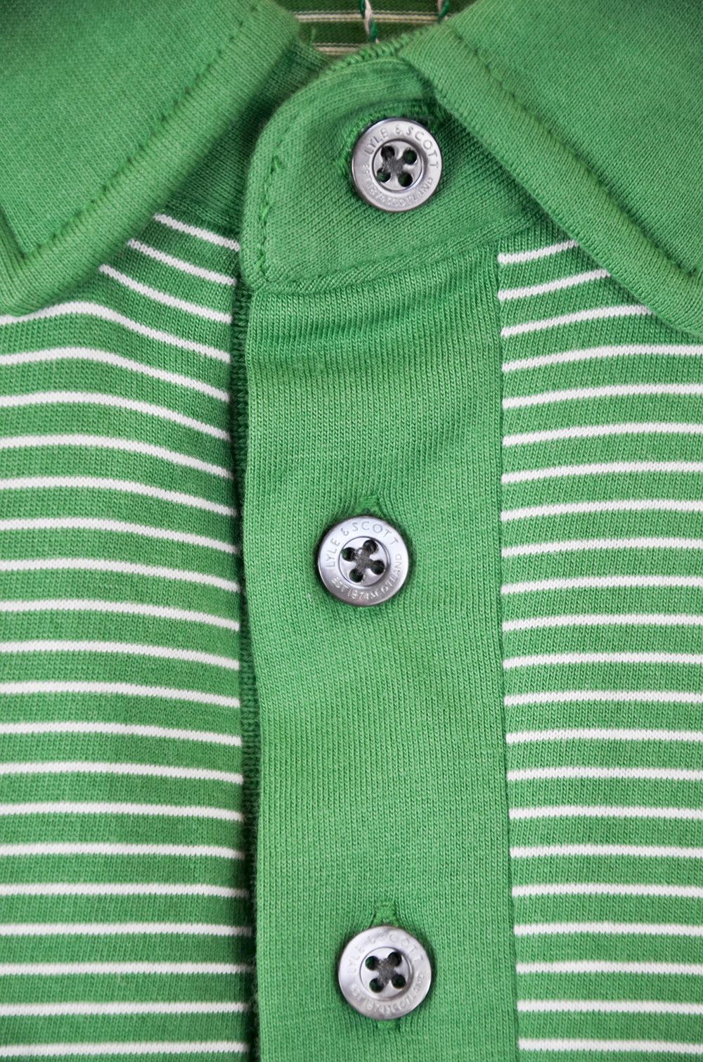 Lyle & Scott Lyle and Scott Club Golf Green Stripe Polo Shirt - M Size US M / EU 48-50 / 2 - 6 Thumbnail