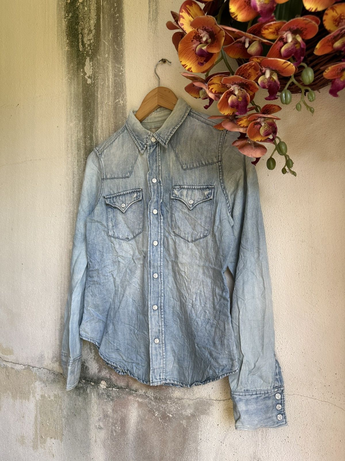 Polo Ralph Lauren 🔅Steals🔅RALPH LAUREN DENIM LONG SLEEVE SHIRT Size US M / EU 48-50 / 2 - 3 Thumbnail