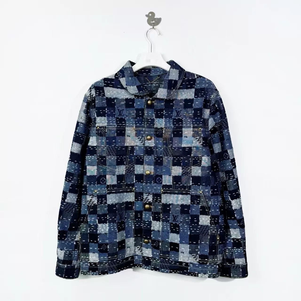 Louis Vuitton Louis Vuitton x Nigo Damier Denim Jacket 48 Size US M / EU 48-50 / 2 - 1 Thumbnail