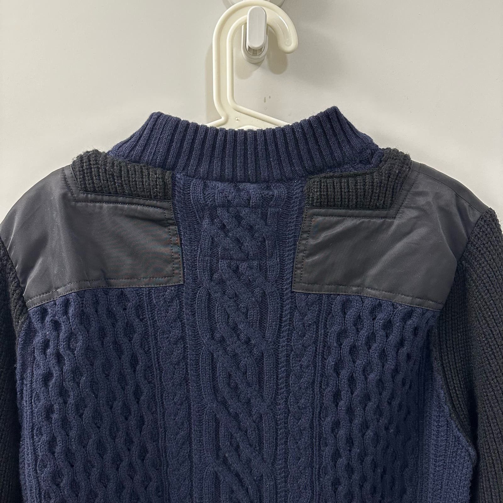 Sacai Sacai 18AW Wool Nylon Blend Sweater, Size 2 Size US M / EU 48-50 / 2 - 5 Thumbnail