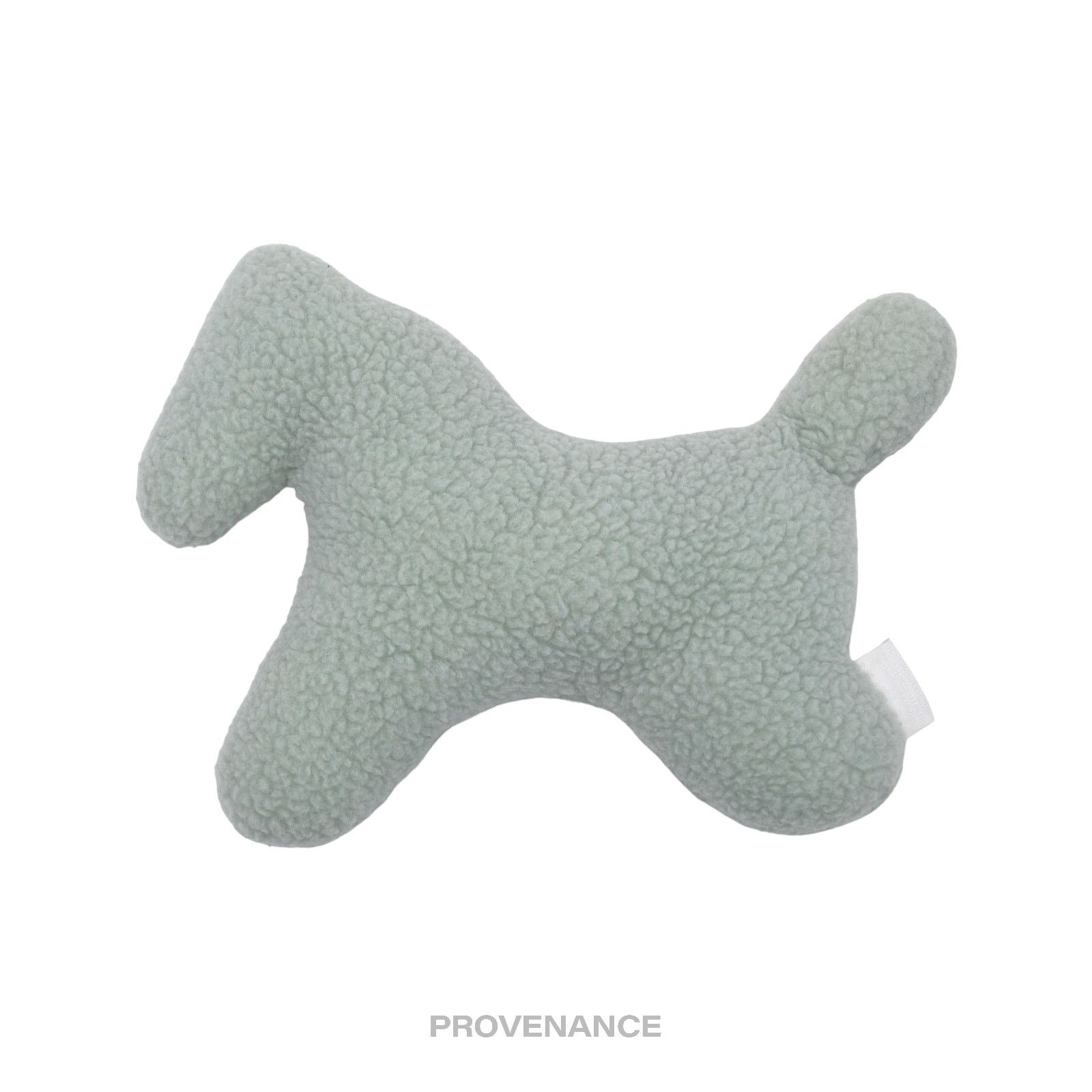 Hermes 🔴 Hermes Wool Shearling Horse Plush Toy - Powder Blue Size ONE SIZE - 1 Thumbnail
