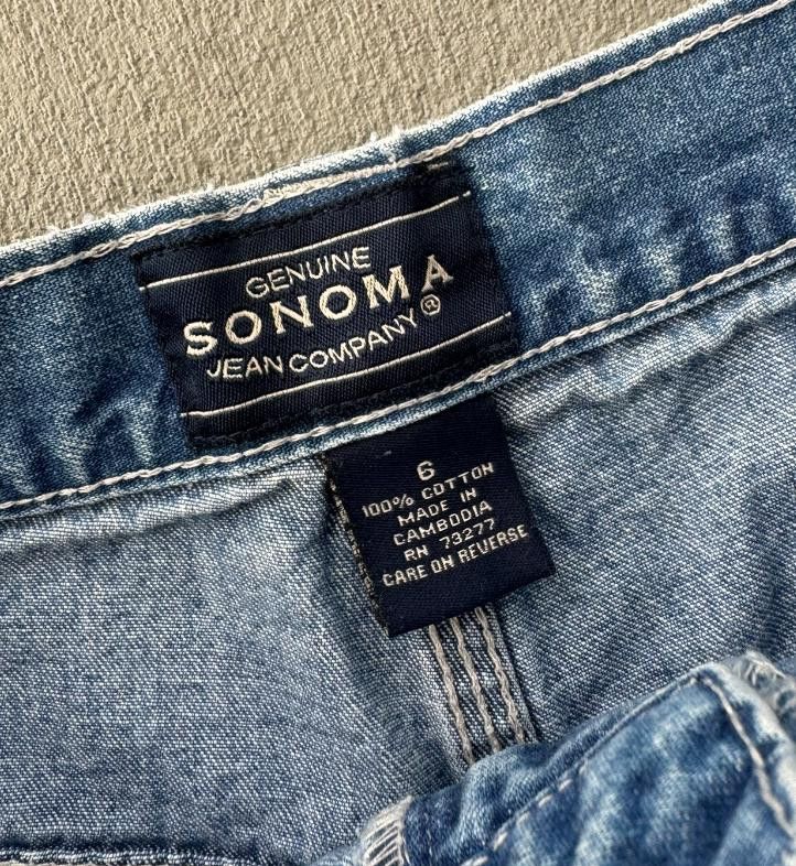 Sonoma Sonoma Jean Shorts Size 6 Size 28" / US 6 / IT 42 - 2 Thumbnail