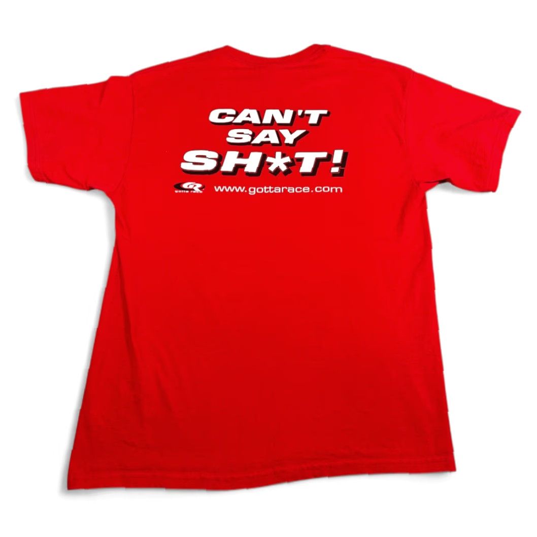 Delta VINTAGE Gotta Race Shirt Adult LARGE Red Cant Say Sht Funny Auto Trackside Y2K Shirt Men's Blue Size US L / EU 52-54 / 3 - 2 Thumbnail