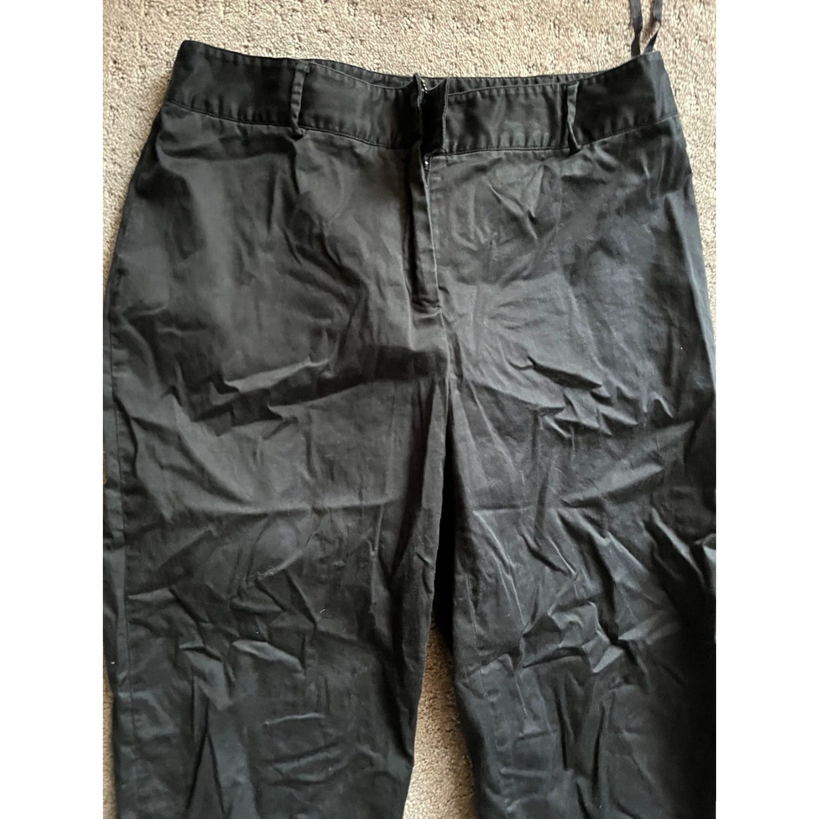 Alfani ALFANI Black Capri Crop Pants Petite Women Size 6P Size 28" / US 6 / IT 42 - 2 Thumbnail