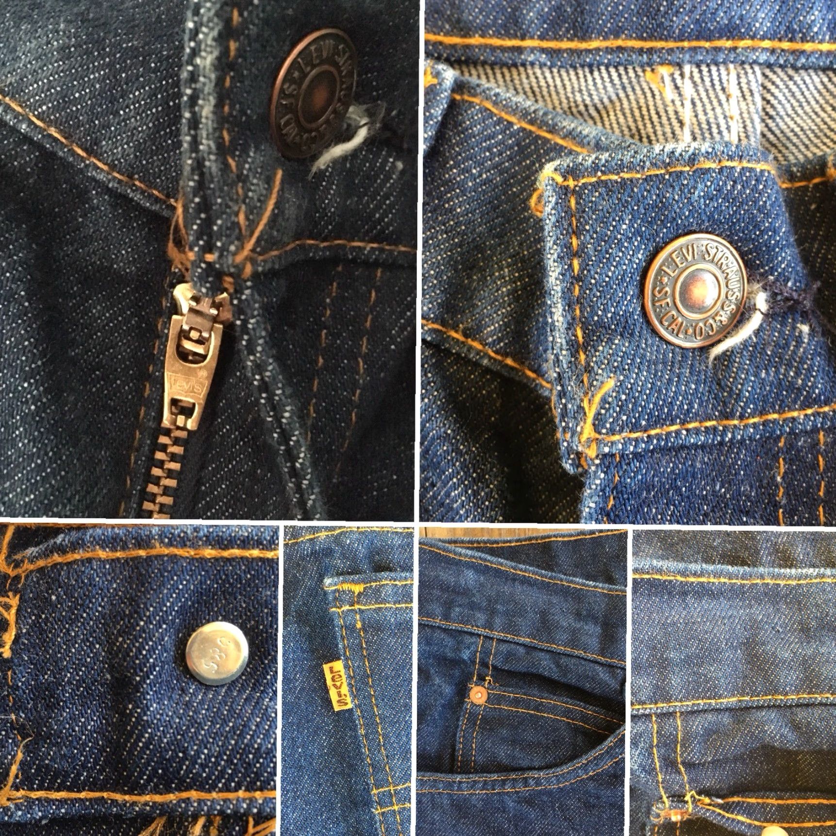 Vintage Vintage Levi’s 517 Orange Tab Jeans 585 Stamp High Waist 32 30 Measure 32 30.5 Denim Blue Regular 32 Inseam 30 Zipper Fly N/A Size US 32 / EU 48 - 3 Thumbnail