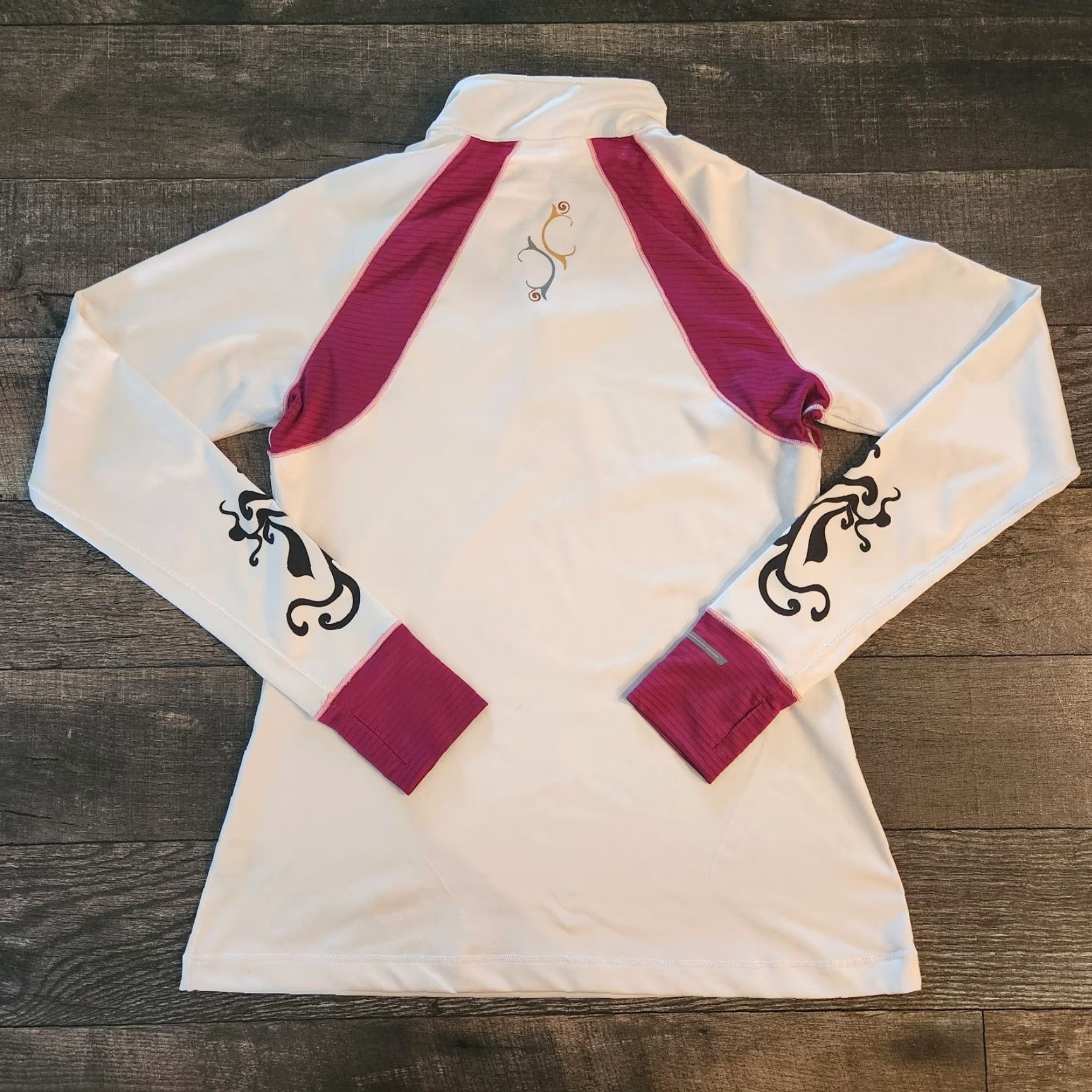 New Balance New Balance Womens Size M 1/4 Zip Lightweight White Long Sleeve Running Golf Shirt Pullover Activewear Size M / US 6-8 / IT 42-44 - 4 Thumbnail