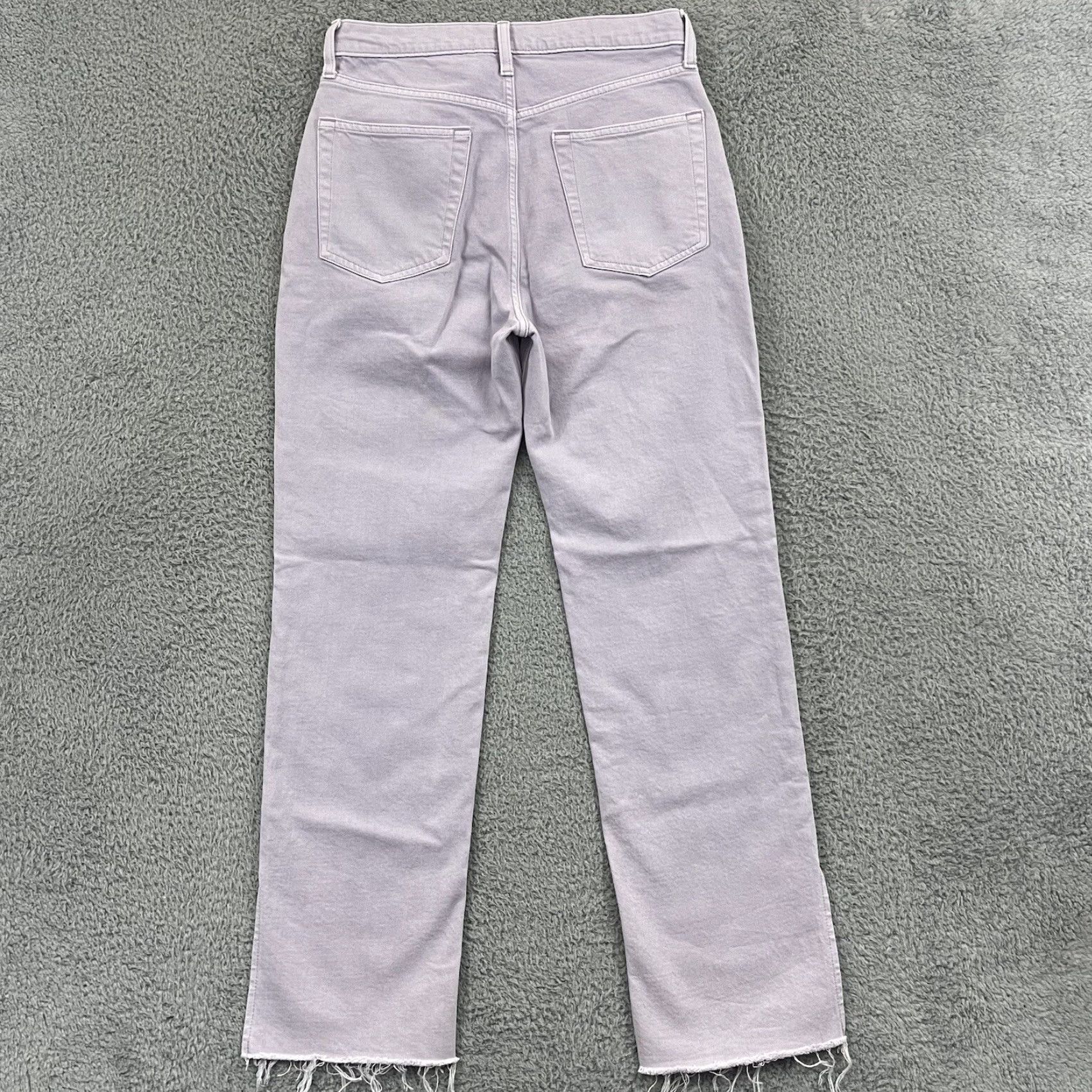 Gap VINTAGE GAP Jeans Womens 27/4R Purple 90s Loose High Rise Denim Pocket Zip Boho Grunge by GAP 1969 Womens Jeans Size 27" / US 4 / IT 40 - 7 Thumbnail