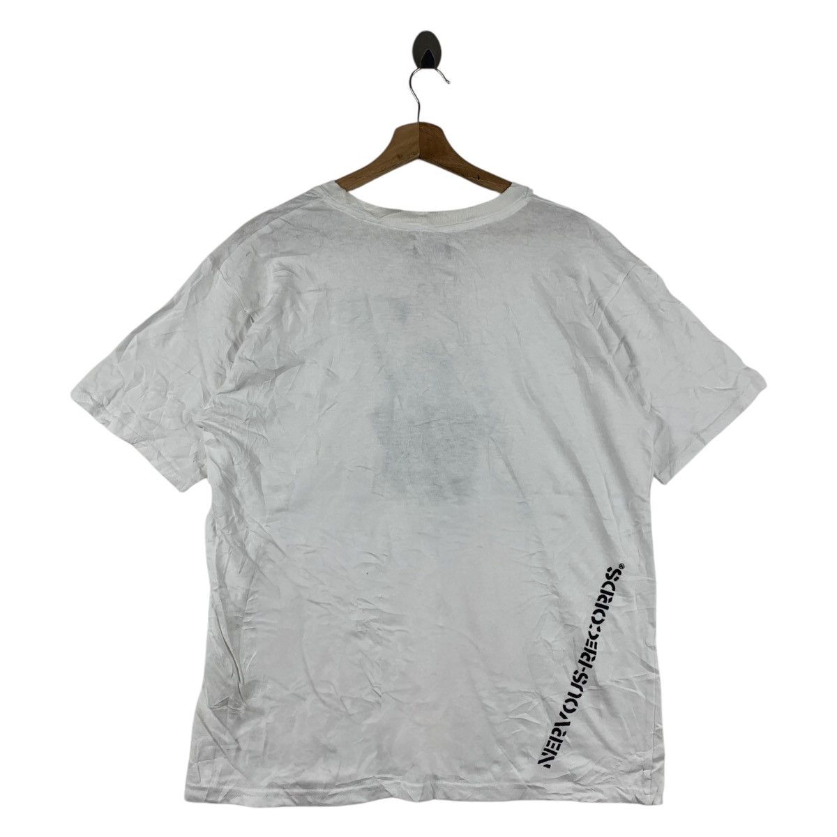 Band Tees Vintage deadstock NERVOUS RECORDS new york raptees tee Size US XL / EU 56 / 4 - 4 Thumbnail