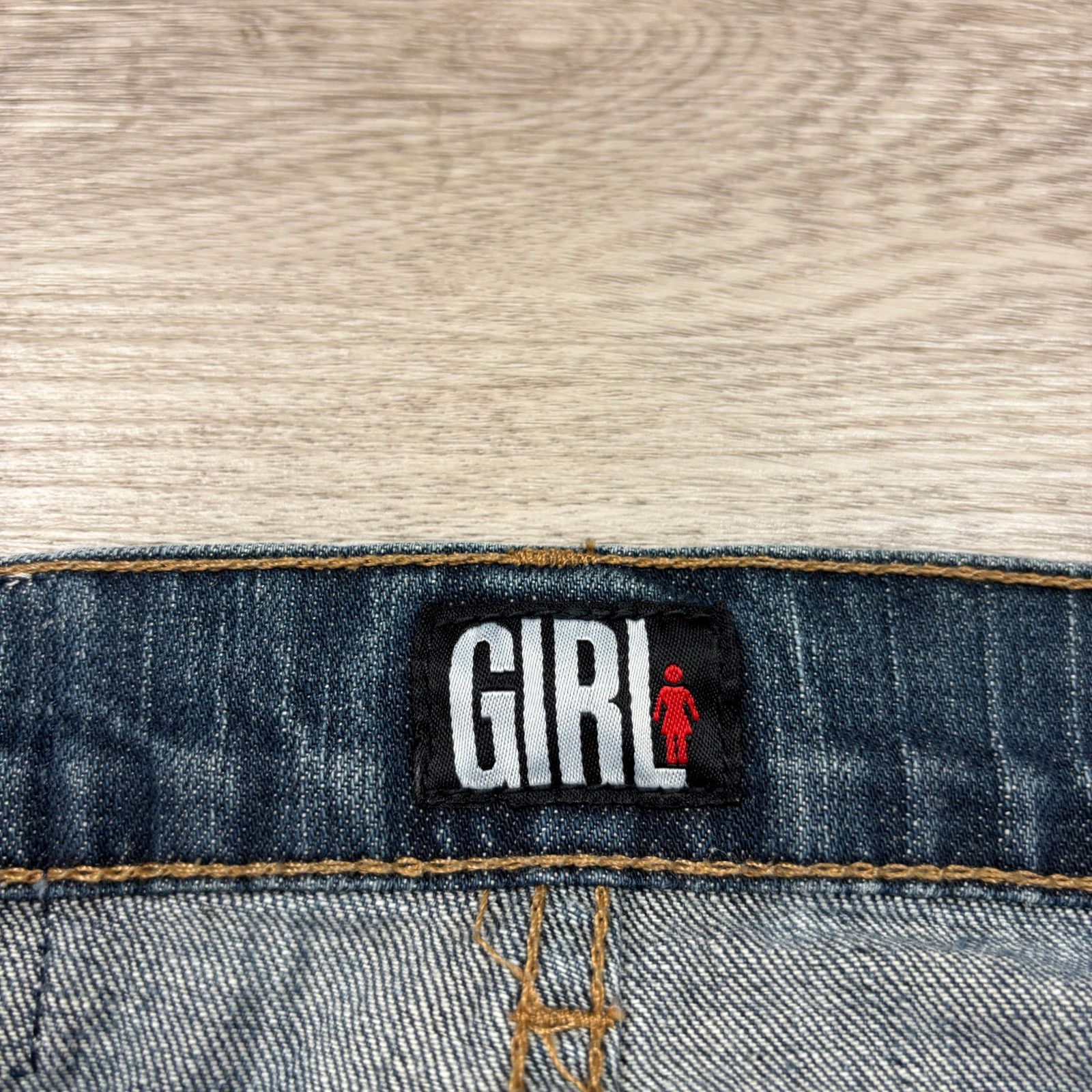 Girl Skateboards × Vintage Vintage Girl Skateboards Straight Leg Jeans Men's 32x31 Y2K Size US 32 / EU 48 - 4 Thumbnail