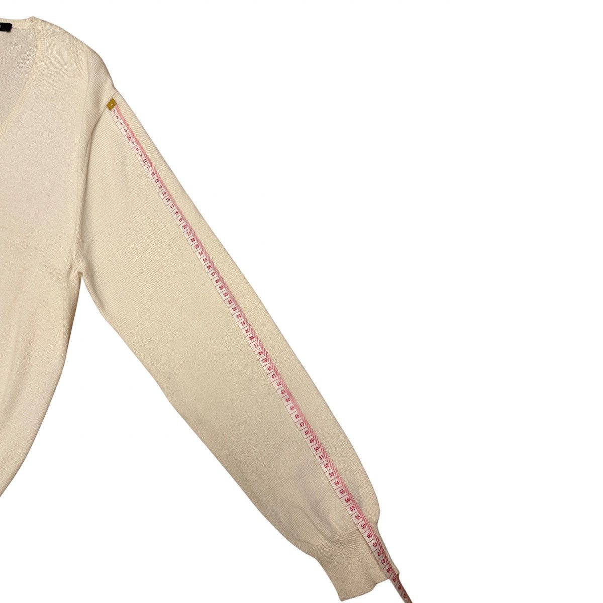Other Men’s Cream V-Neck Sweater DANDI Size L Size US L / EU 52-54 / 3 - 10 Thumbnail