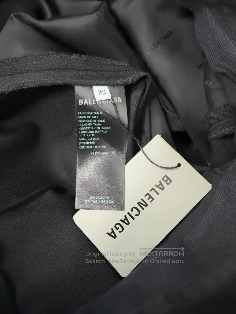 Balenciaga Balenciaga size XS Double-layer fake two-piece trousers Size US 27 - 5 Thumbnail