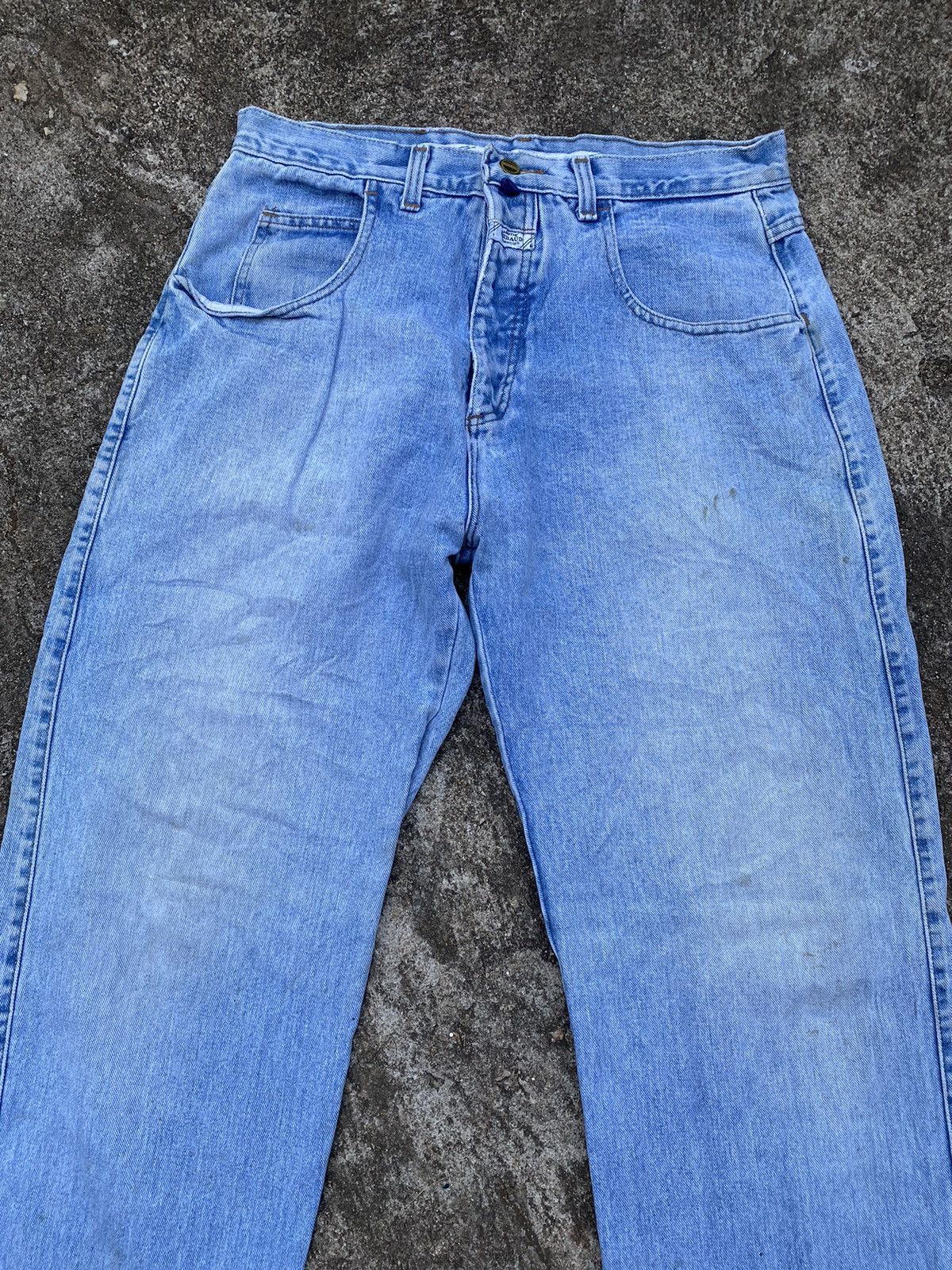 Marithe + Francois Girbaud Marithe Francois Girbaud Washed Blue Size US 32 / EU 48 - 4 Thumbnail
