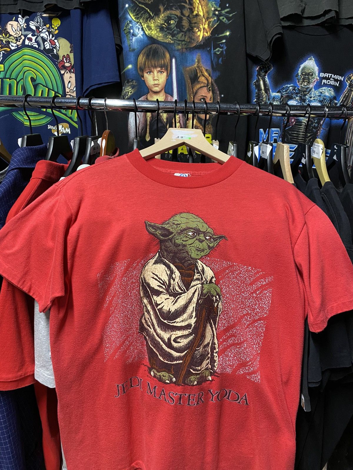 Vintage 1980’s Vintage Yoda Star Wars Movie Tee Shirt Medium Size US M / EU 48-50 / 2 - 1 Thumbnail