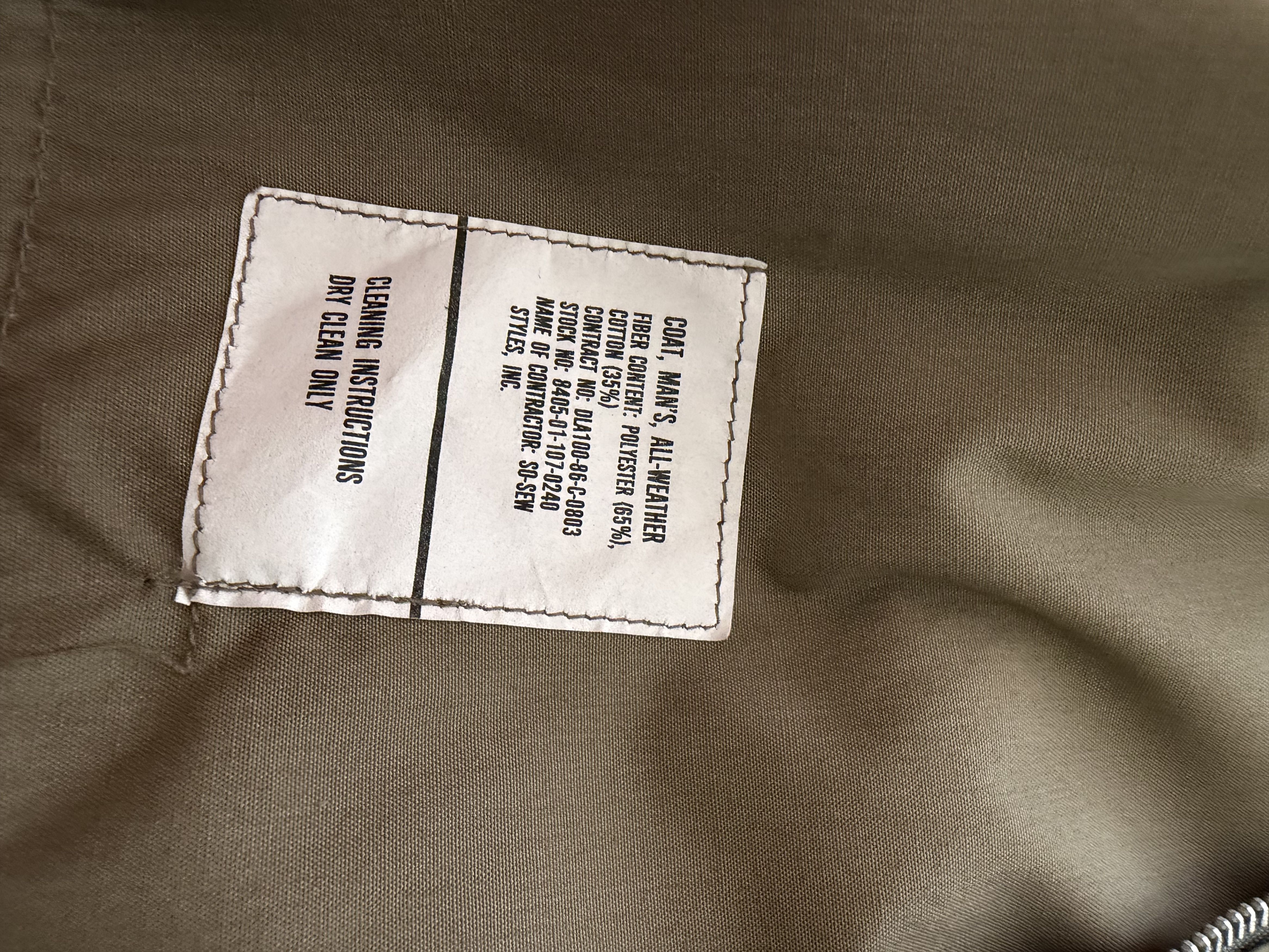 Other Vintage Military Double Breasted Trenchcoat Size US M / EU 48-50 / 2 - 4 Thumbnail