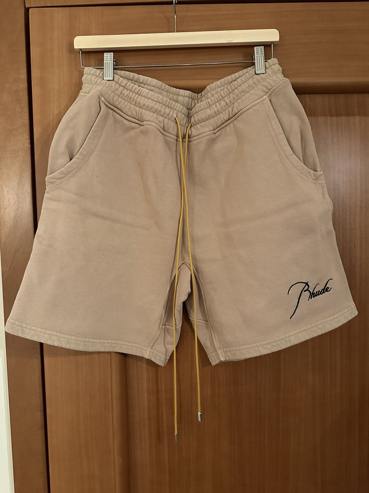 image of Rhude Shorts in Beige, Men's (Size 34)