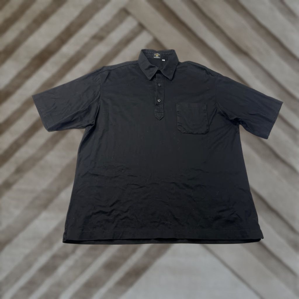 Vintage Maus & Hoffman Polo Shirt Black Short Sleeve Pocket Italy Mens 42 Size US XL / EU 56 / 4 - 1 Thumbnail