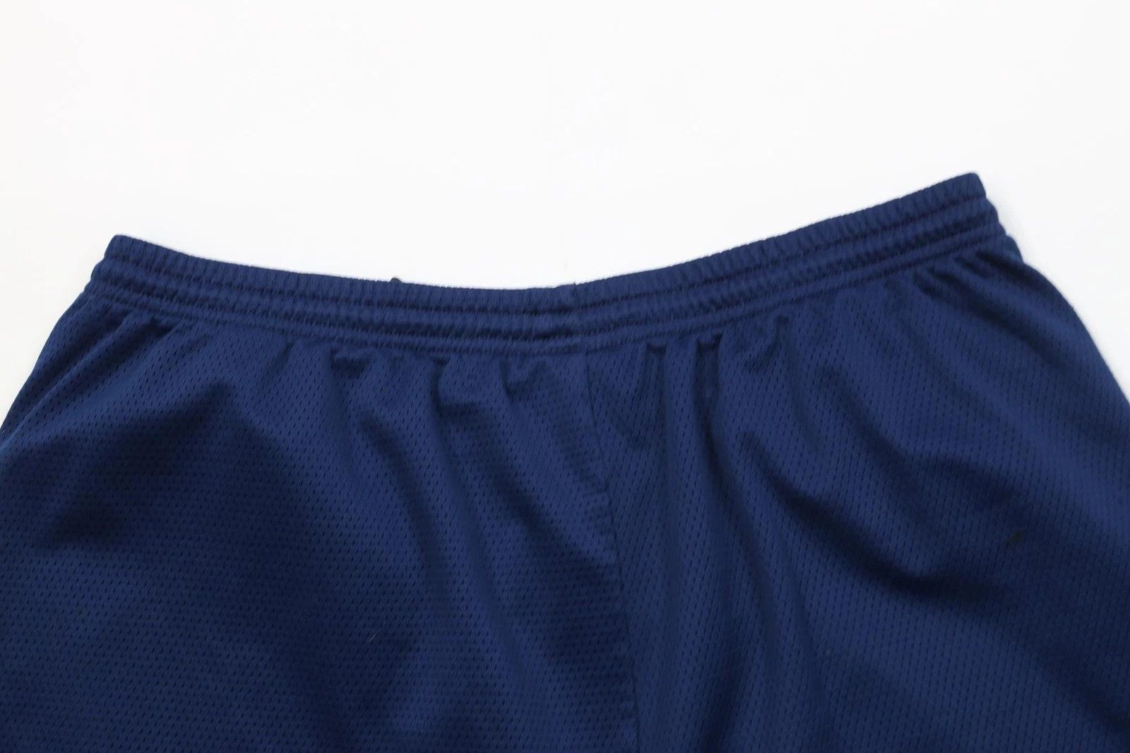 Nike AS IS Vintage 90s Nike Above Knee Mesh Shorts Navy Blue Size US 36 / EU 52 - 12 Thumbnail