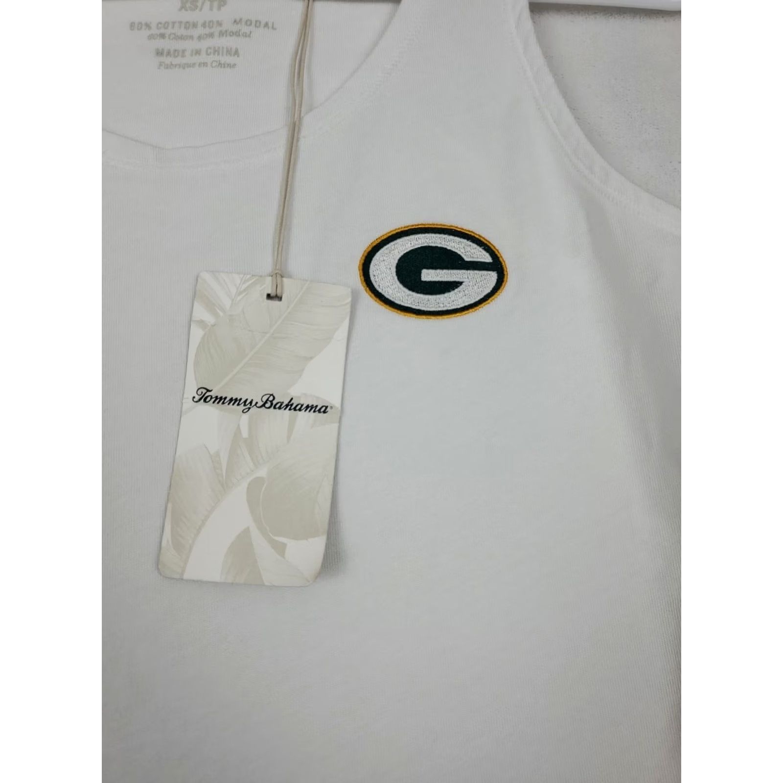 Tommy Bahama VINTAGE Tommy Bahama Tank Dress Womens XS White Floral Print Green Bay Packers Beach NFL Size XS / US 0-2 / IT 36-38 - 5 Thumbnail