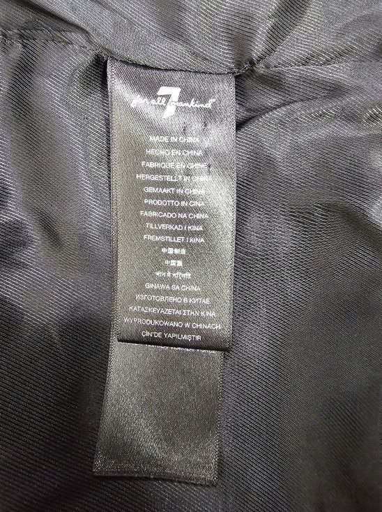 7 For All Mankind 7 For All Mankind Black Zip Pocket Tech Series Bomber XXL Size US XXL / EU 58 / 5 - 8 Thumbnail