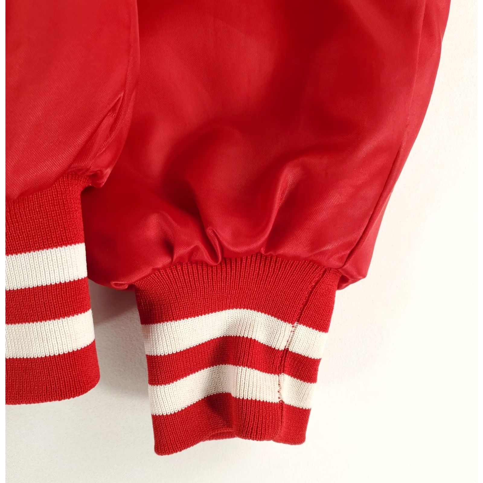 Dunbrooke VINTAGE Dunbrooke Pla-Jac Satin Bomber Jacket Red HiBoy Drive-In Made USA Mens XXL Jacket Size US XXL / EU 58 / 5 - 5 Thumbnail