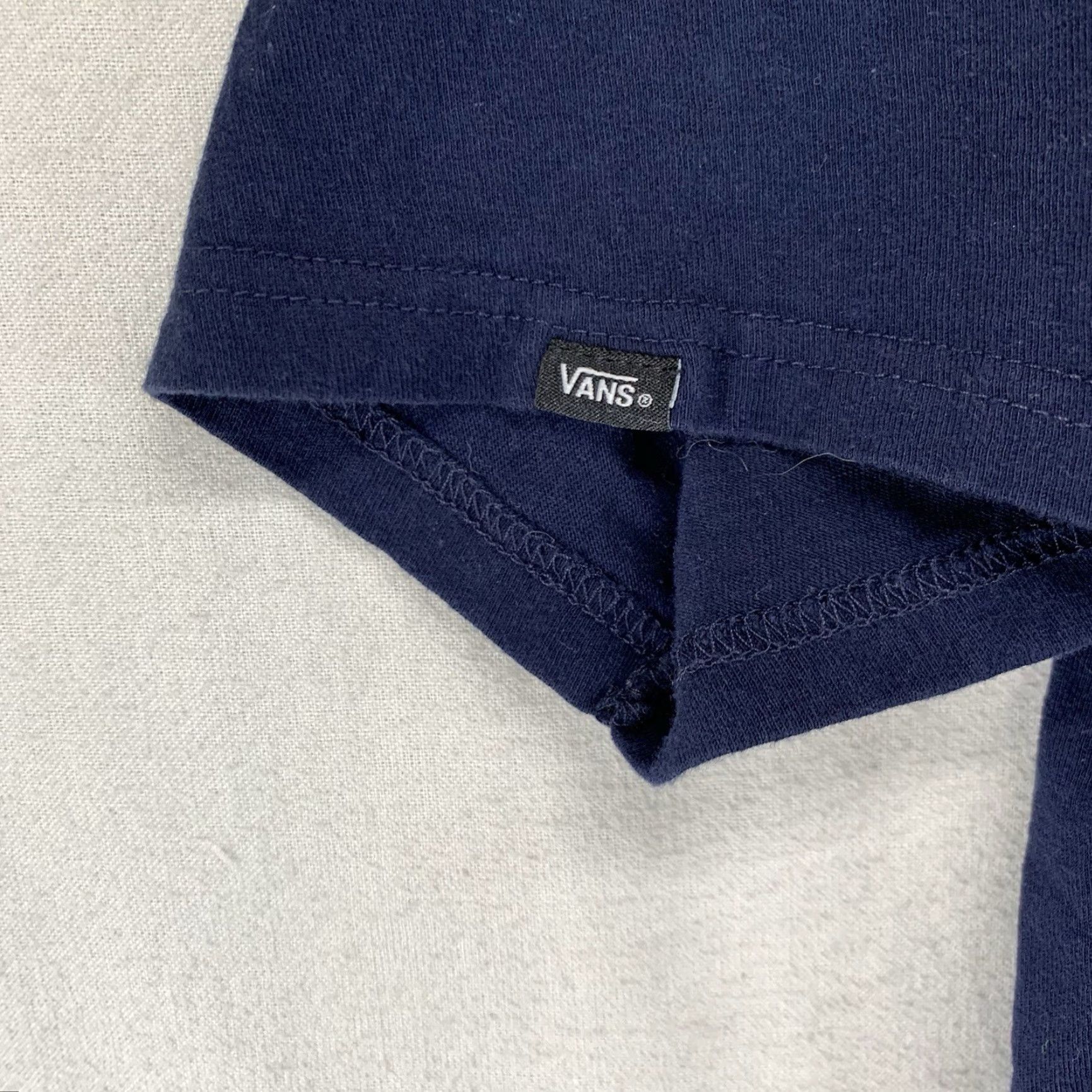 Vans VANS Men's T-Shirt Short Sleeve Crew Neck Blue Graphic Print Off The Wall Logo California Skate 2020s Size US M / EU 48-50 / 2 - 7 Thumbnail