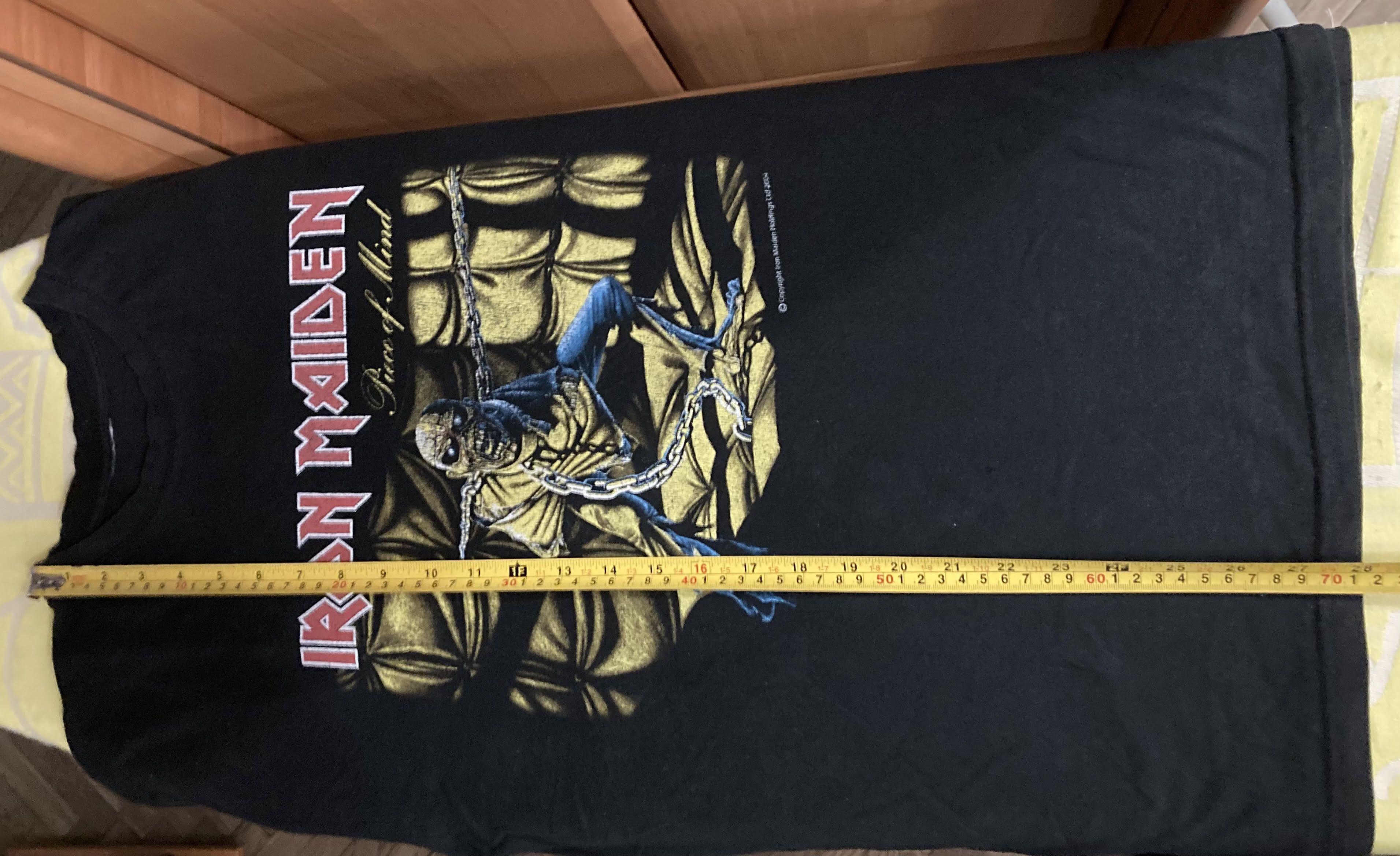 Band Tees × Iron Maiden × Vintage Vintage Iron Maiden Shirt Piece Of Mind 2004 Size US L / EU 52-54 / 3 - 9 Thumbnail