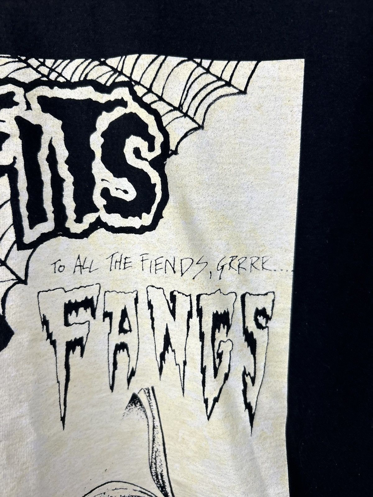 Band Tees Vintage 2005 Misfits Evilive Fangs Euro Promo T Shirt Size US XL / EU 56 / 4 - 10 Thumbnail