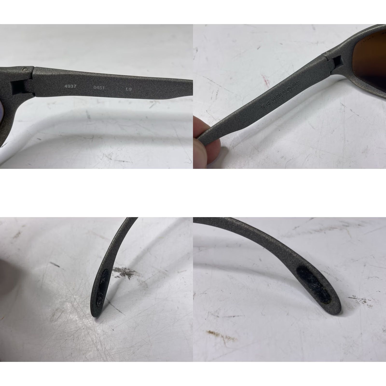 Vintage VINTAGE Cébé Sunglasses Ski 4937 0451 L9 Made in France with Case & Strap Gray Plastic Unisex Adult Sport Glasses Size ONE SIZE - 8 Thumbnail