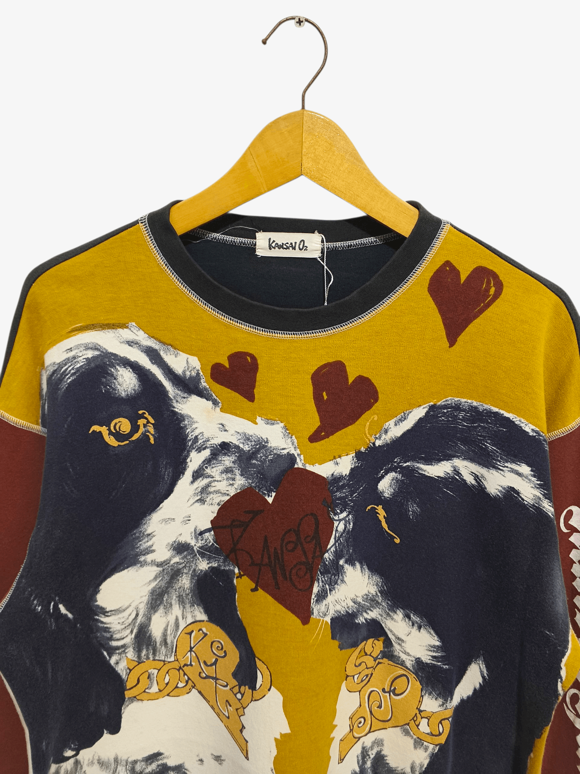 Kansai Yamamoto VINTAGE KANSAI O2 BY KANSAI YAMAMOTO LONG SLEEVE TSHIRT Size US S / EU 44-46 / 1 - 3 Thumbnail