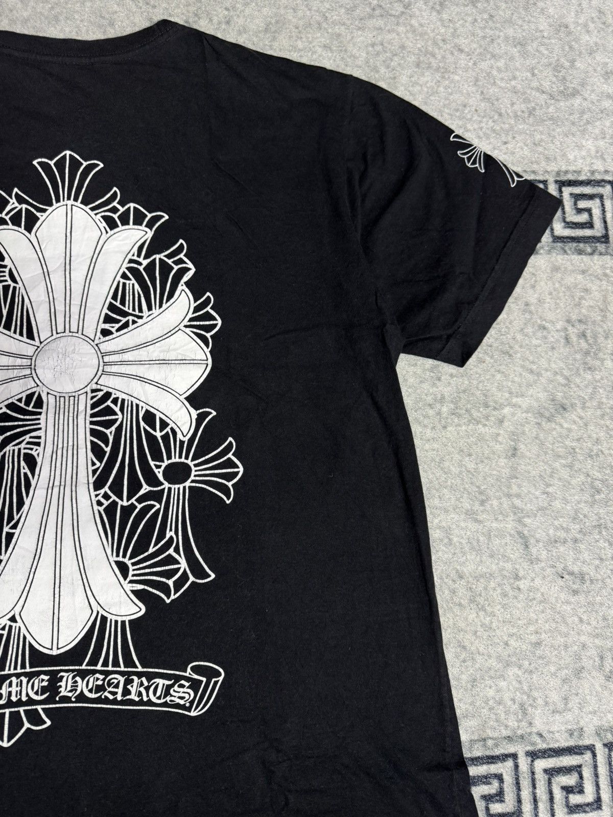 Chrome Hearts Chrome Hearts - Cemetery Graveyard Cross Tee Size US M / EU 48-50 / 2 - 3 Thumbnail