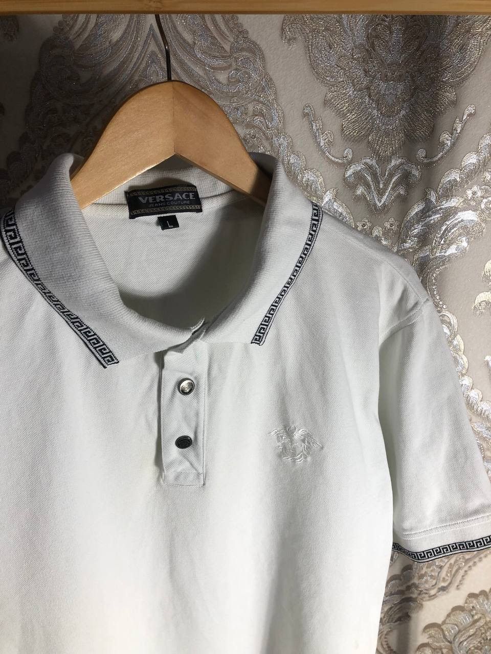 Versace × Vintage VERY RARE VERSACE JEANS COUTURE POLOS LUXURY ITALY DESIGNER Size US L / EU 52-54 / 3 - 2 Thumbnail