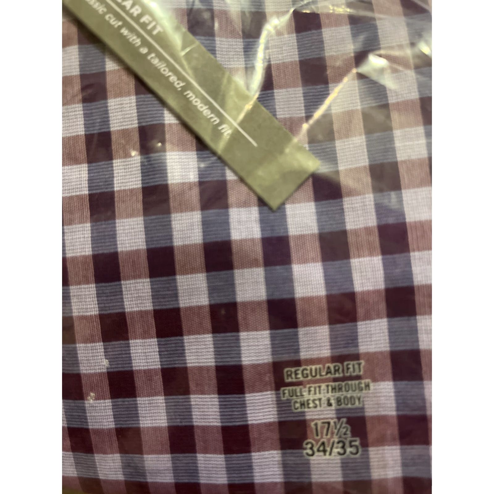 Michael Kors Michael Kors Mens Plaid Dress Shirt Size 34/35 Multicolor Cotton Stretch NWT Size 34R - 3 Thumbnail