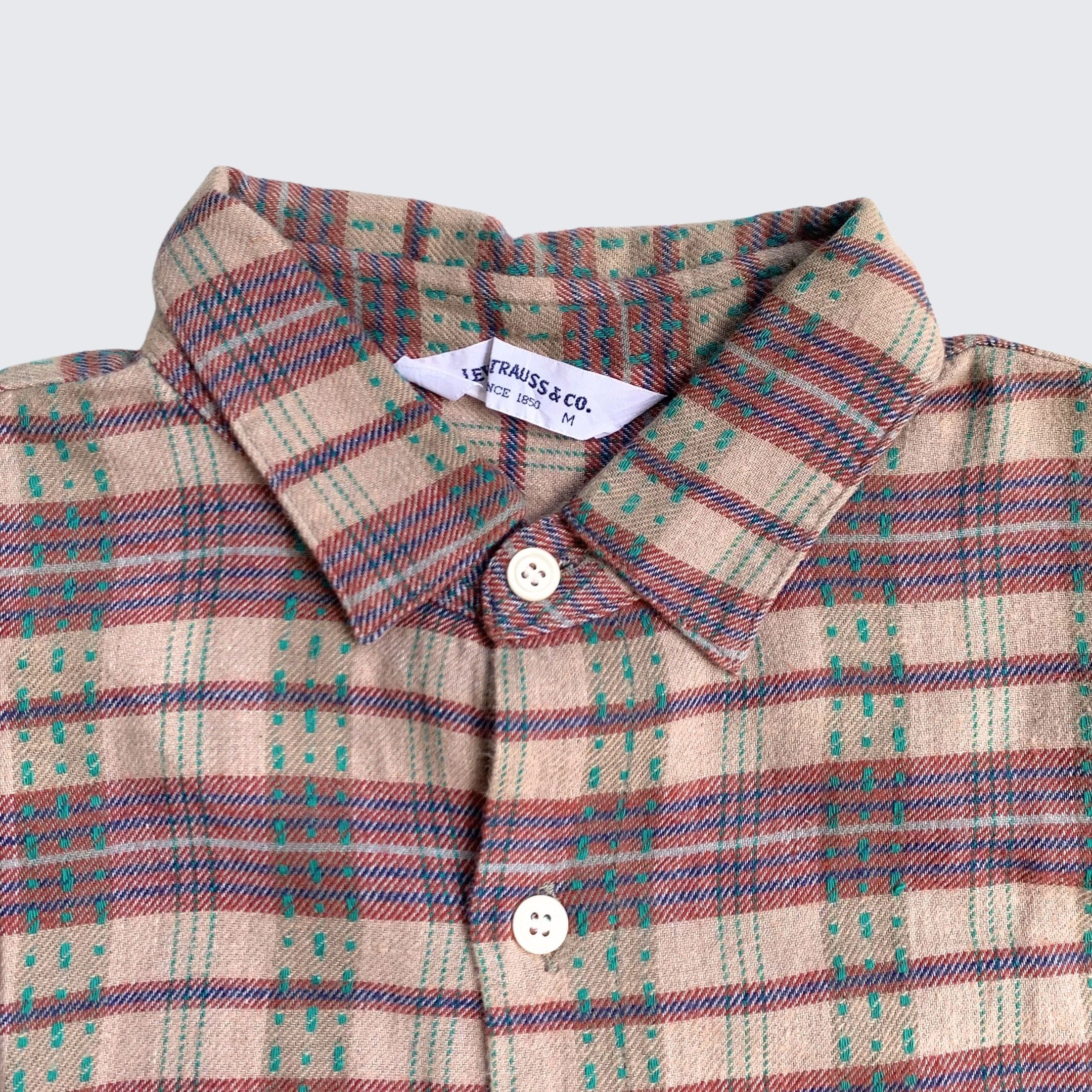 Levi's Vintage Levis Mens Japan Fabric Flannel Longshirt Size US M / EU 48-50 / 2 - 3 Thumbnail