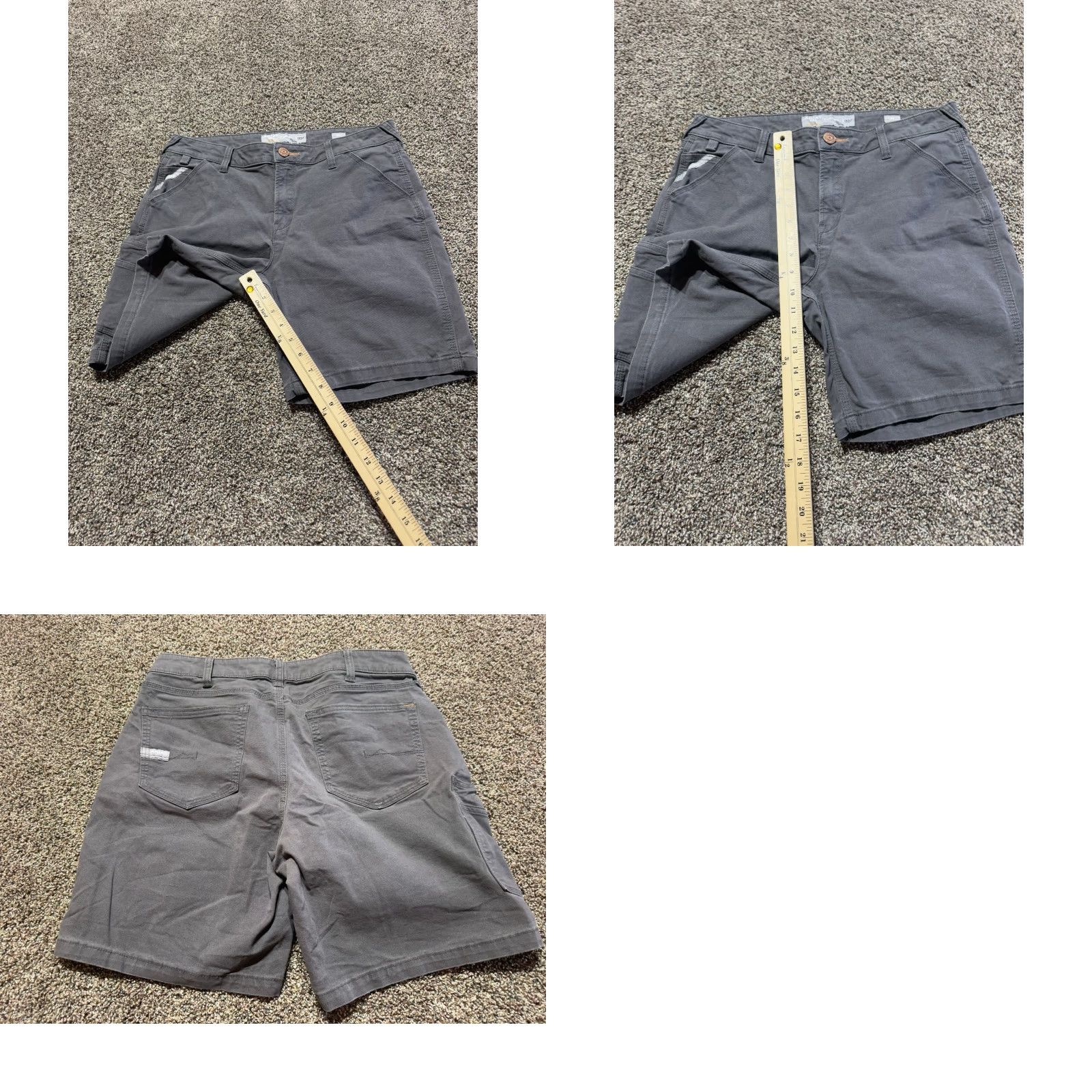 Ariat Ariat Rebar Mens Shorts Size 30 Gray Cargo Inseam 8" Tough Canvas Size US 30 / EU 46 - 8 Thumbnail
