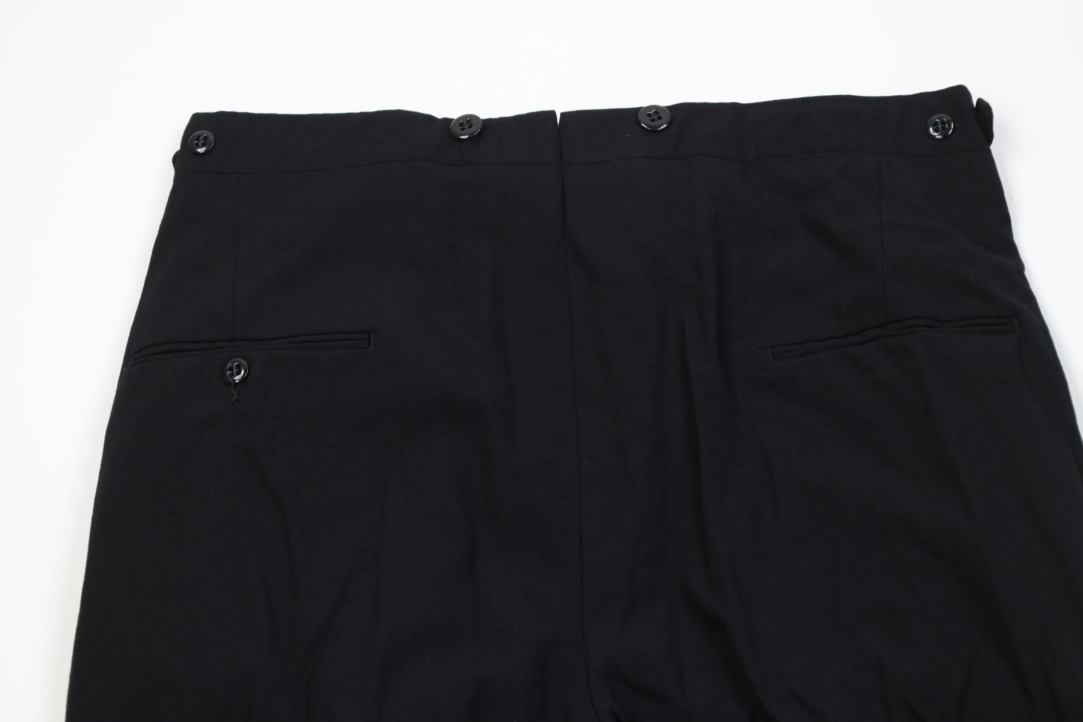 Vintage Vintage 50s Streetwear Satin Tuxedo Pants Trousers Black USA Size US 35 - 10 Thumbnail