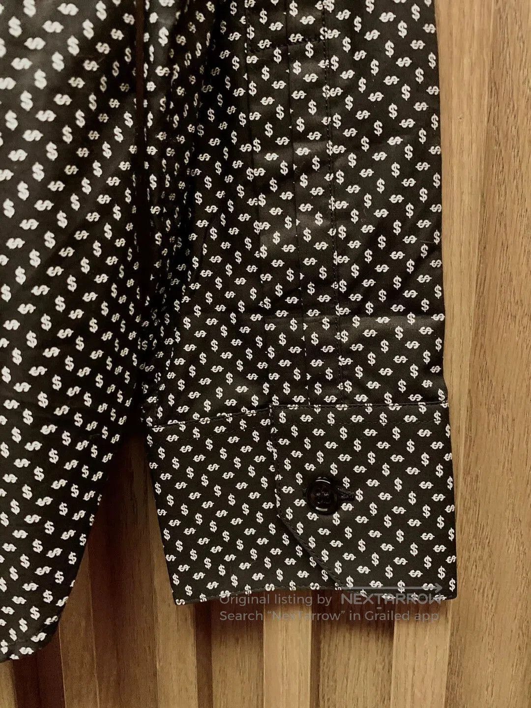 Yves Saint Laurent Black Polka Dot Long Sleeve Button-Up Shirt. Size US S / EU 44-46 / 1 - 6 Thumbnail