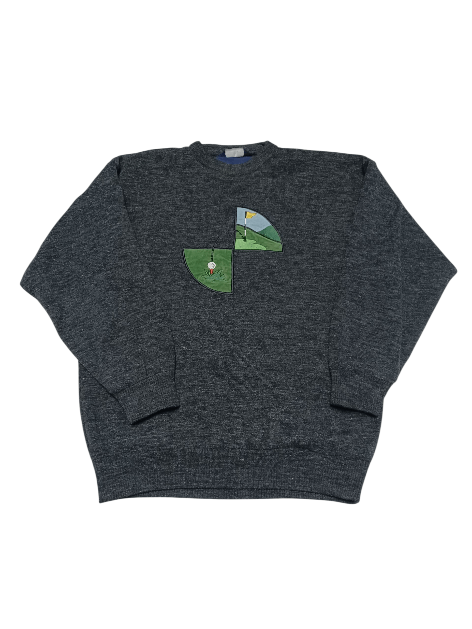 Other MILETA GOLF VINTAGE 90S OLDMONEU LUXURY WOOL SWEATER Size US XL / EU 56 / 4 - 1 Thumbnail