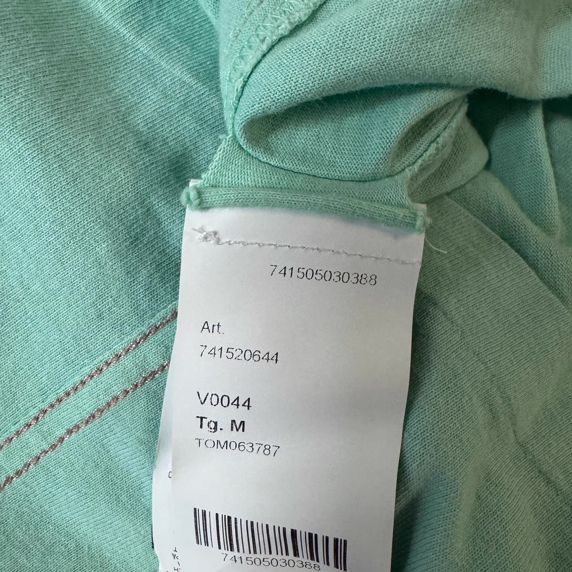 Stone Island Stone Island Mint Green Short Sleeve T‑shirt Q10 Size US M / EU 48-50 / 2 - 6 Thumbnail