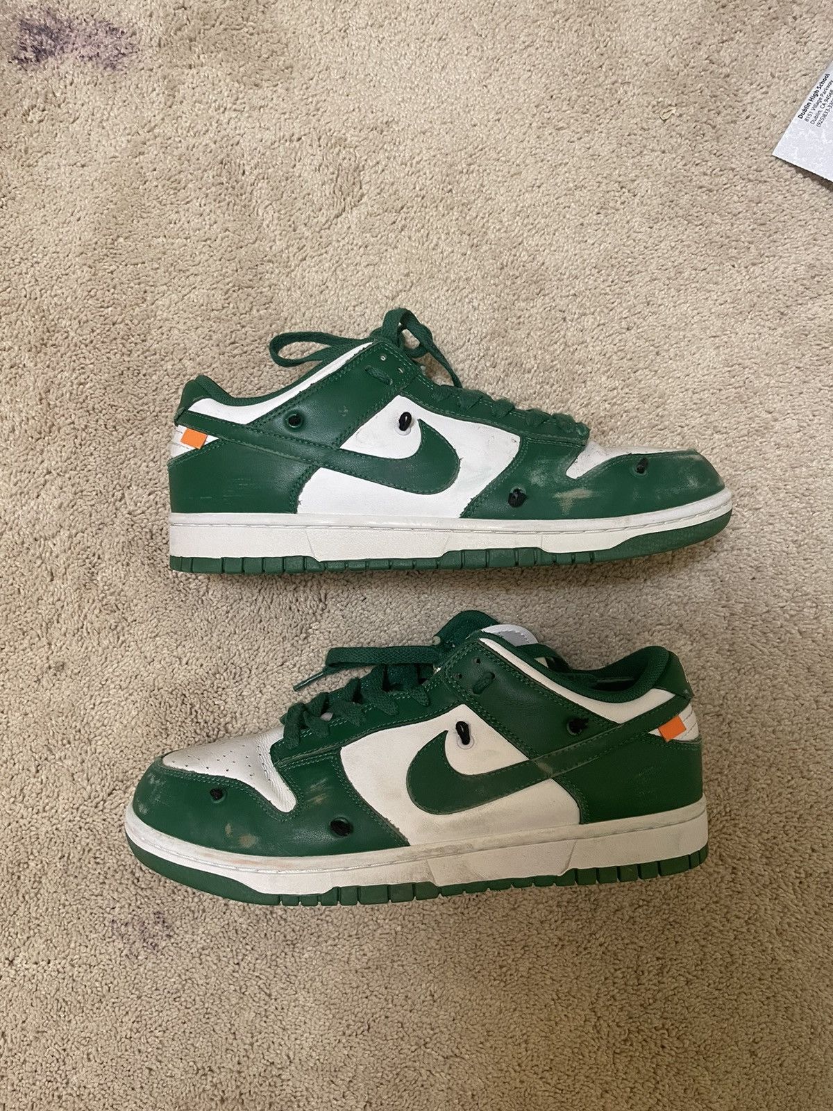 image of Nike “Pine Green” Dunks Shoes, Men's (Size 9)