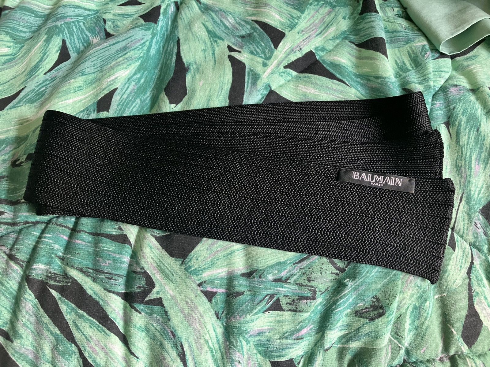 Balmain Black Wrap Belt Size ONE SIZE - 1 Preview