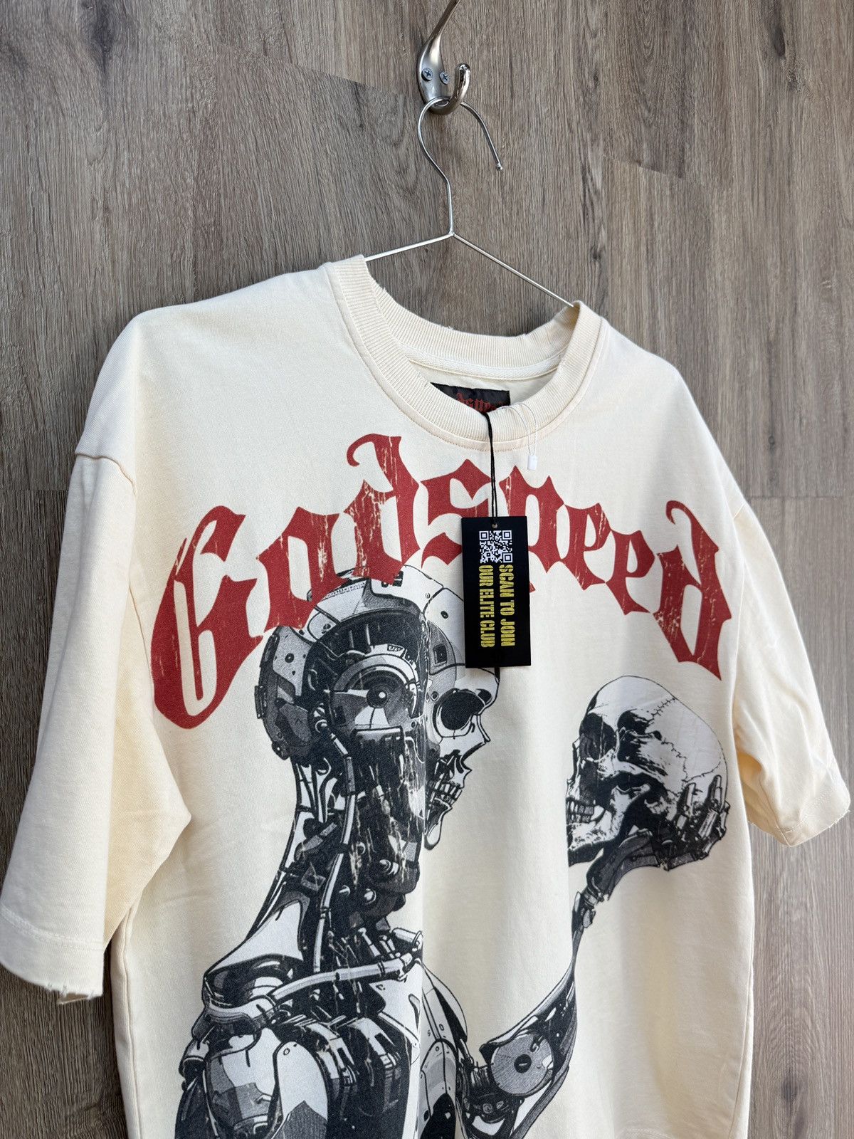 Godspeed Godspeed Bone/Yellow Mankind Short Sleeve Size US XS / EU 42 / 0 - 2 Thumbnail
