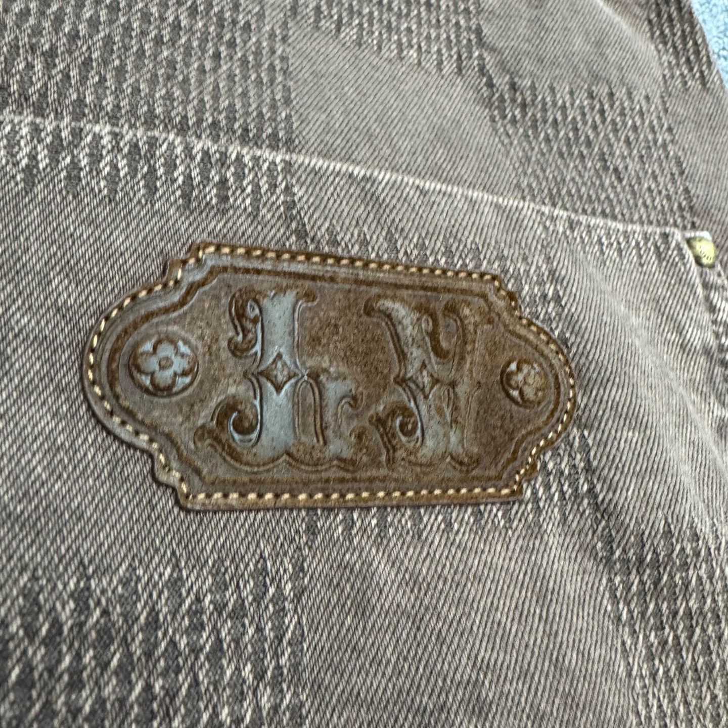 Louis Vuitton Louis Vuitton x Timberland Checkerboard Jeans 31 Size US 31 - 6 Thumbnail