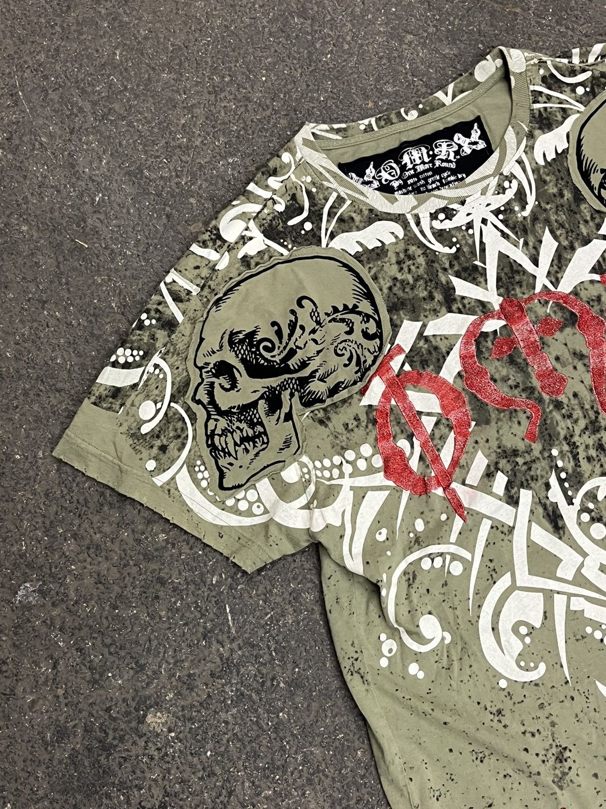 Affliction × Vintage Affliction style crazy rare y2k grunge tee shirt opium Hype Size US XXL / EU 58 / 5 - 3 Thumbnail