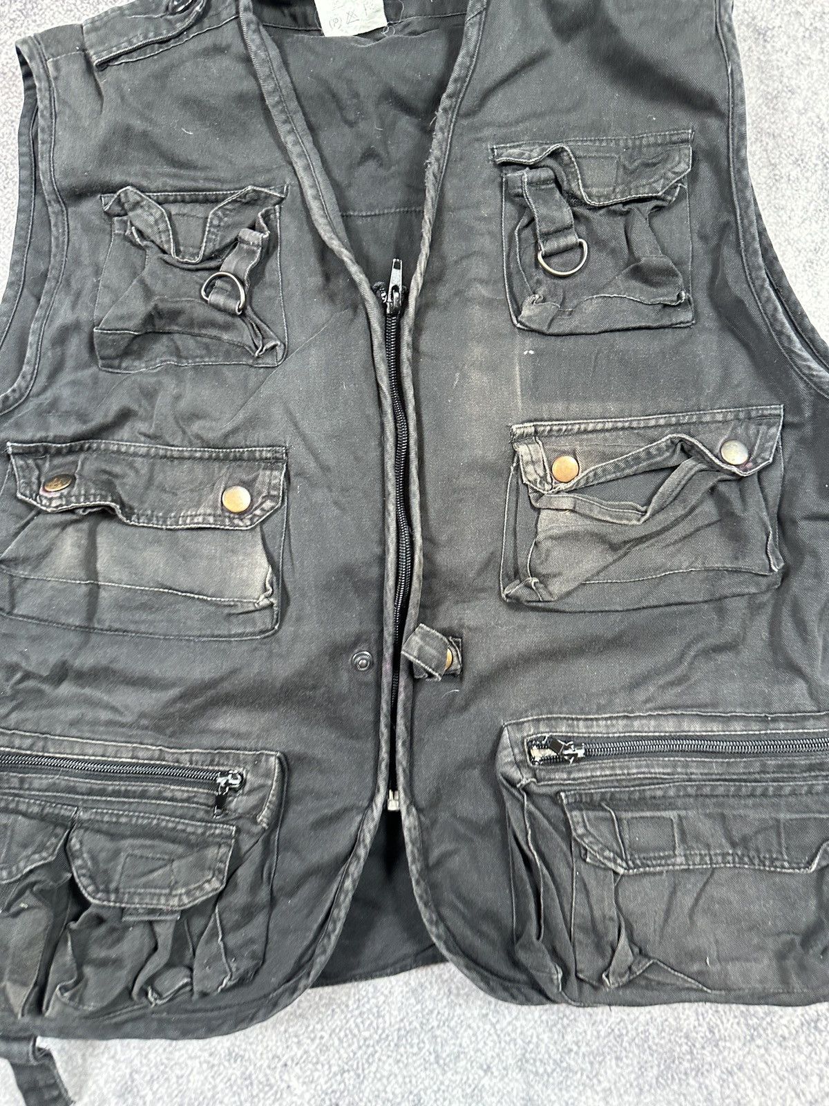 Vintage Vintage Security Back Big Logo Pocket Vests Streetwear Rare Size US L / EU 52-54 / 3 - 4 Thumbnail