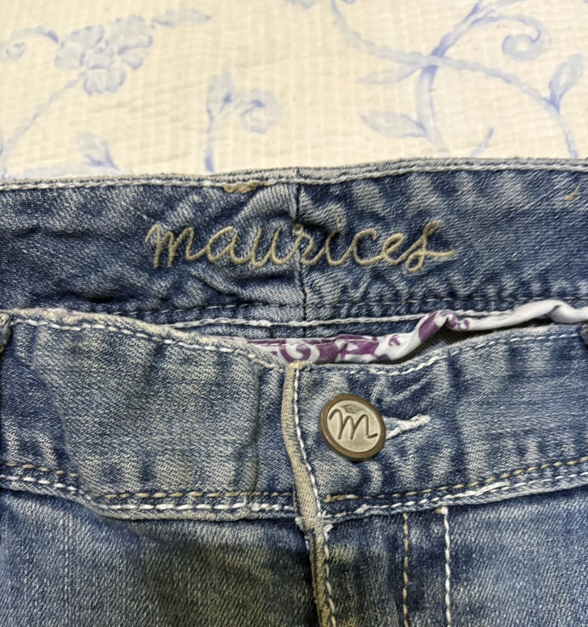 Vintage Maurices Streetwear Jeans Flared Denim Size US 31 - 15 Thumbnail