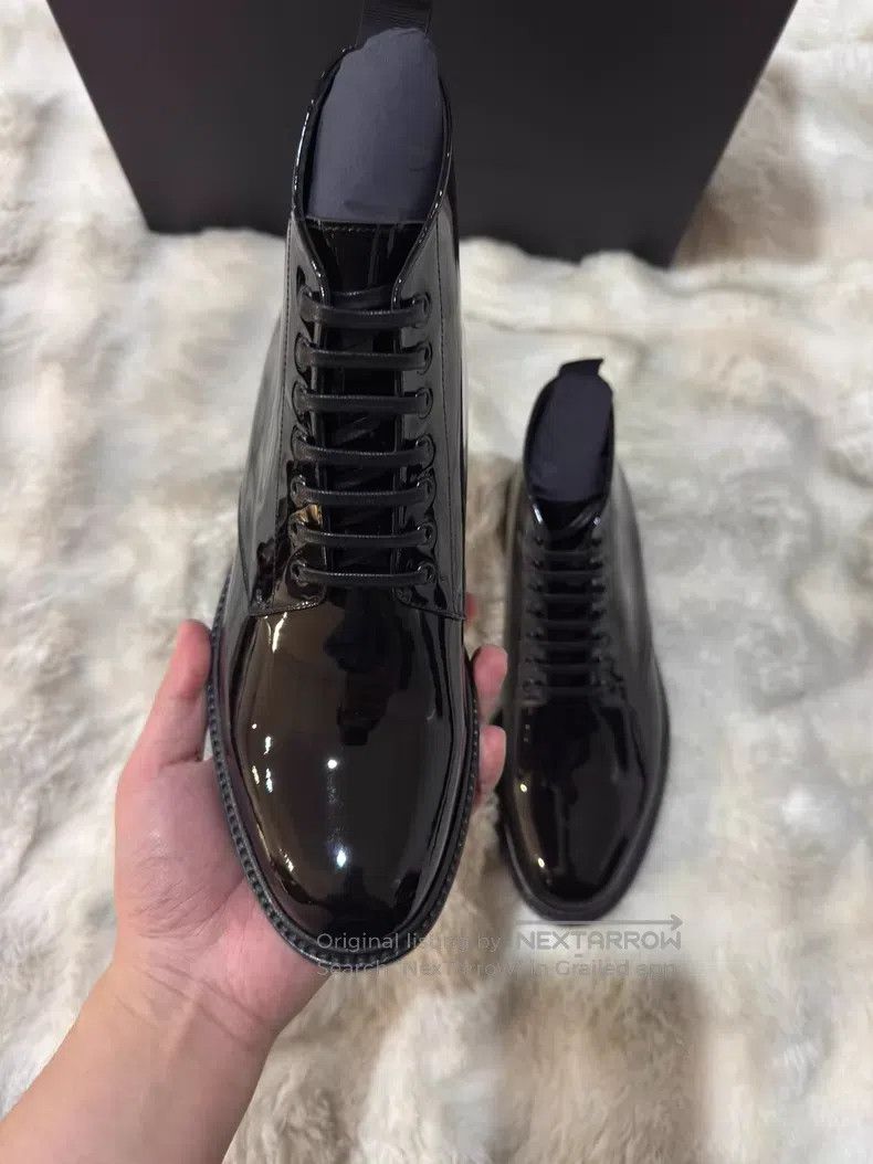 Saint Laurent Paris Saint Laurent Paris Men's Laced Boots Size US 7 / EU 40 - 7 Thumbnail