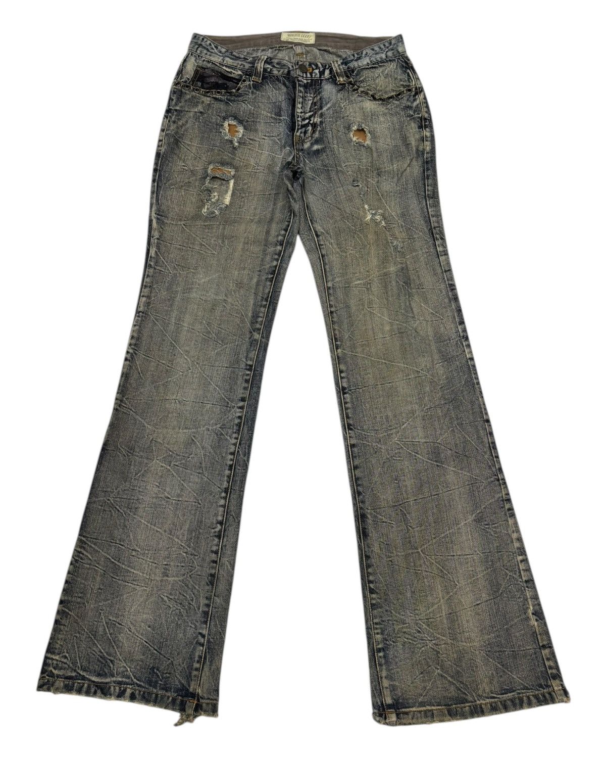 パンツ 00s obelisk flare denim japanese label 00s obelisk FLARE denim japanese label パンツ