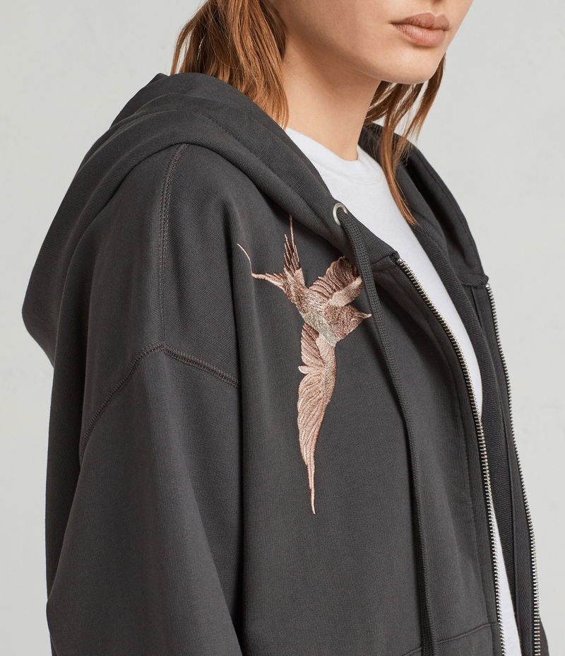 Allsaints Allsaints bird zip up hoody S Size S / US 4 / IT 40 - 11 Thumbnail