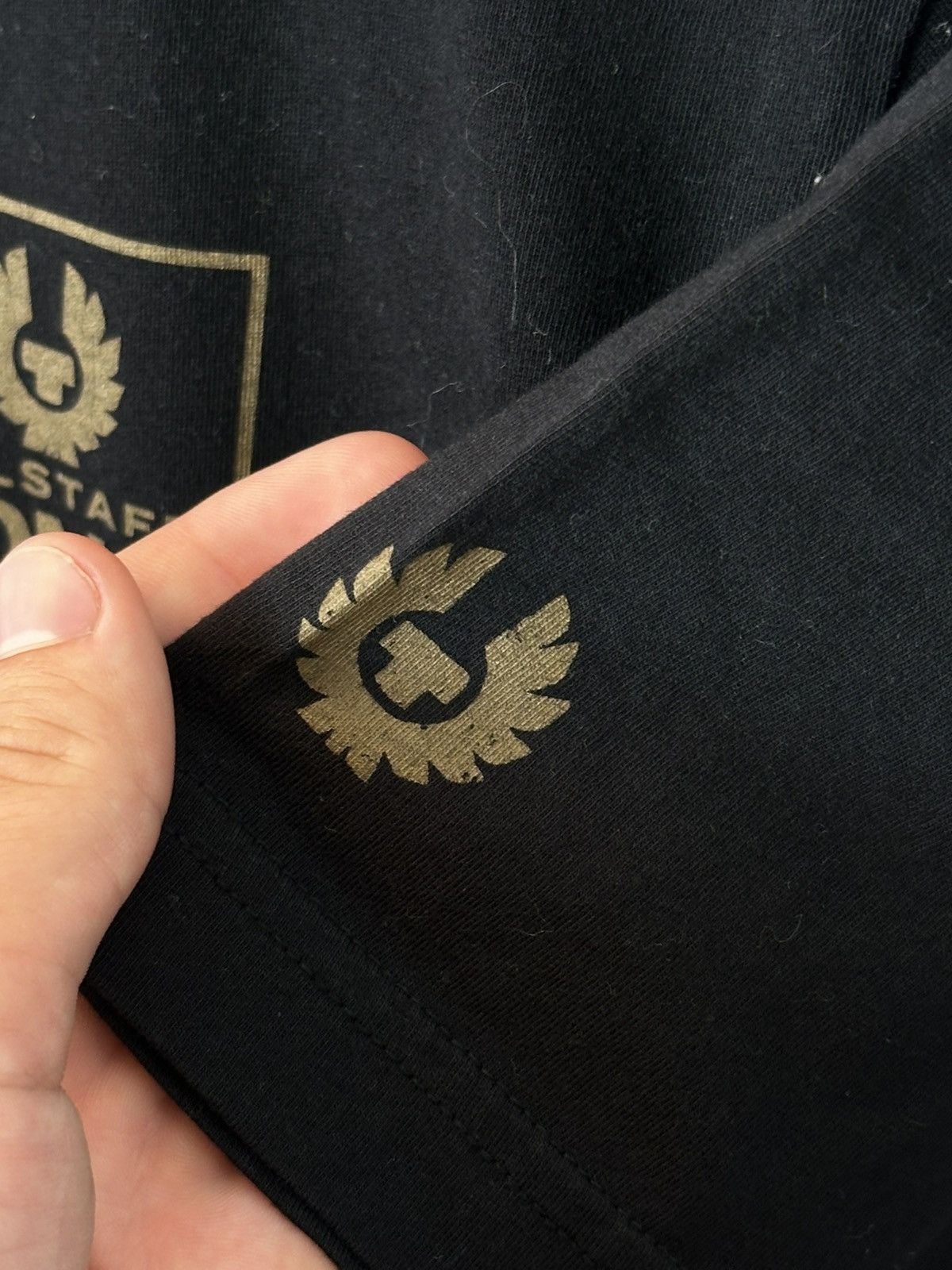 Belstaff Belstaff Graphic Print Logo Black Tee T-shirt Size US M / EU 48-50 / 2 - 6 Thumbnail